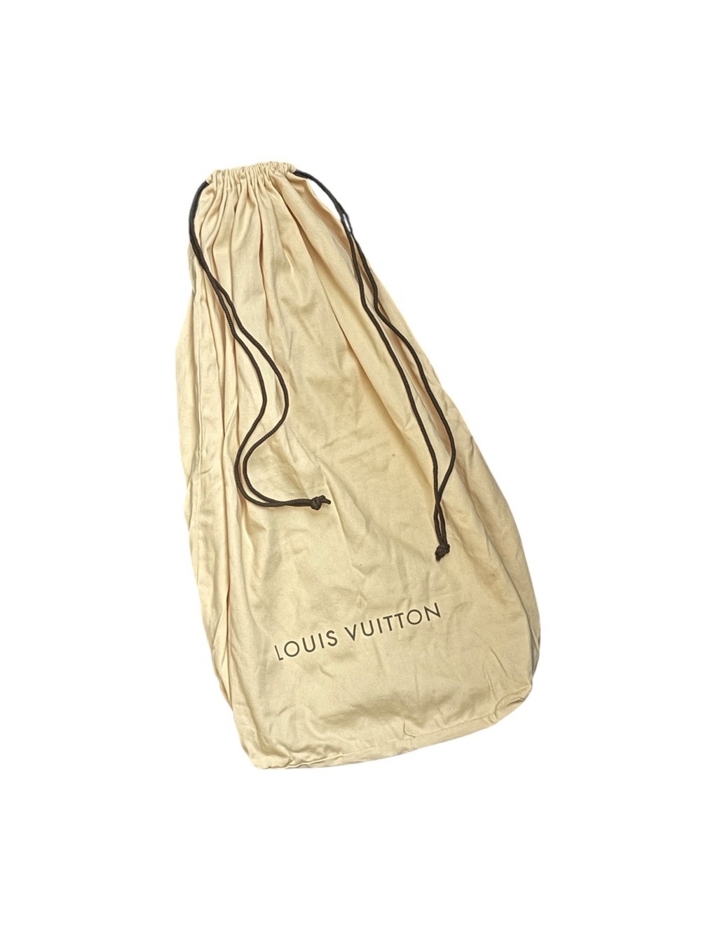 LOUIS VUITTON XL Beige Dust Bag with Drawstring